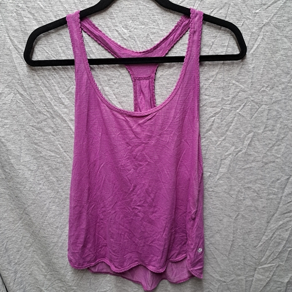 Lululemon 105F seriously light purple singlet size 10 guc - Picture 1 of 8